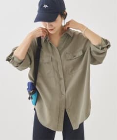 Plage/プラージュ glossy compact シャツ カーキ - メルカリ