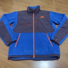 THE NORTH FACE フリースジャケット ブルー オレンジのサムネイル