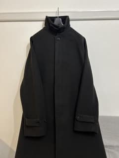 バルマカーンコート メンズ ロングコート 黒のサムネイル
