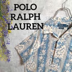 ポロラルフローレン アロハシャツ ペイズリー バンダナ 花柄 andy camp