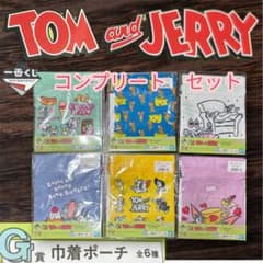 이치 반 쿠지 톰과 제리 G 상 건착 파우치 전 6 종 완성