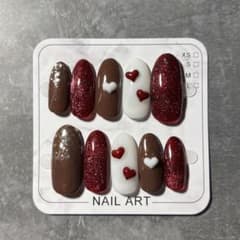 バレンタインネイルチップのサムネイル