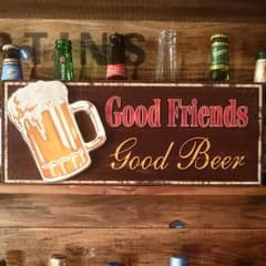 アンティーク ビール 看板のサムネイル
