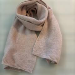 ZARA accessories ニットストール ピンク　大判のサムネイル