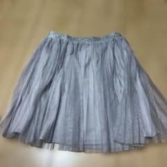 UNIQLO KIDS チュールスカート グレー 120cmのサムネイル