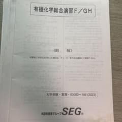 SEG 有機化学総合演習 F/GH 講義プリント 阿部太郎のサムネイル