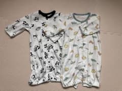ベビー ロンパース 2枚セット パンダ 恐竜のサムネイル