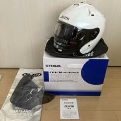 未使用 YAMAHA ZENITH YJ-17 XL スモークシールド付 ヤマハ ZENITH YJ-17 (XXLサイズ) ＋スモークシールド - メルカリ