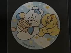 おぱんちゅうさぎ＆んぽちゃむ　まんまる焼き　シール　(9)のサムネイル