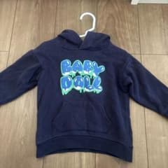 BABYDOLL パーカー キッズ ネイビーのサムネイル