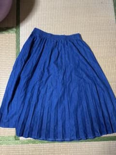 しまむら デニムプリーツスカート 3L おかだゆりのサムネイル