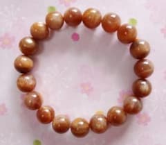 ほ*き様 タイ厶サービス!天然石オレンジ系ビーズブレスレット約11mmビーズ19のサムネイル
