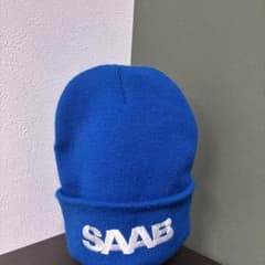 SAAB ニット帽 ビーニー ブルーのサムネイル