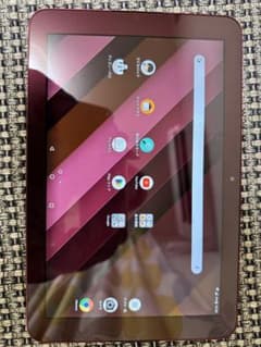 au Qua tab タブレット RED  2018年製のサムネイル