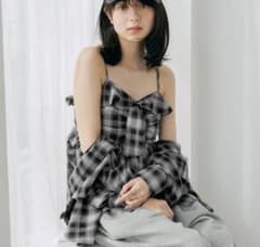 Heather チェックフリルビスチェのサムネイル