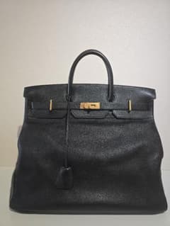 超希少>HERMES エルメス オータクロア 45 アルデンヌ ブラック - メルカリ