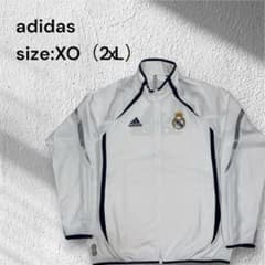 新品タグ付】adidas レアルマドリード ジャケット XO 白 - メルカリ