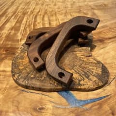 ウォールナット アシストグリップ ハイエース用 Aピラー用3個セット