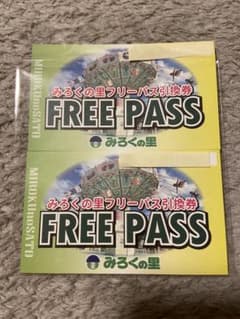みろくの里 フリーパス 2枚セットのサムネイル