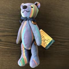 コットンテディ（S）インジゴブルー　cotton teddy bearのサムネイル