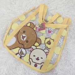タグ付き✨️新品未使用✨️2012年✨️リラックマ プールバッグ 透明のサムネイル