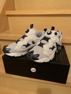 リーボック Reebok ポンプフューリー　グレー×ネイビーのサムネイル