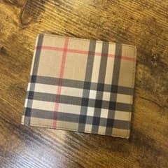 BURBERRY 二つ折り財布 チェック柄 メンズのサムネイル