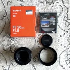 美品おまけ付SONY FE 50mm F1.8 SEL50F18F単焦点レンズのサムネイル