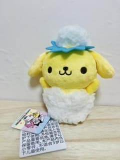 ゆるかわサンリオキャラクターズ　 もこもこおふろタイムマスコット　ポムポムプリン