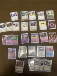 ポケモンカード フーディンex デッキパーツ一式 二重スリーブ付きのサムネイル