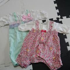 COCO  CHANEL様☆専用 ロンパース2枚セットのサムネイル