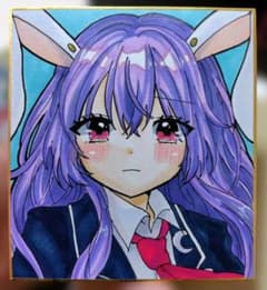 U*l様 手描きイラスト☆東方project 鈴仙・優曇華院・イナバ - メルカリ