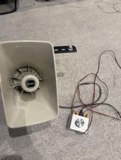 UNI-PEX ホーンスピーカー 本体 音量調整コントローラー付きのサムネイル