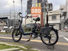 中古20インチPanasonic電動アシスト自転車 8.9Ah4点灯 大阪 - メルカリ