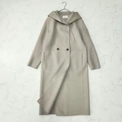 ベイジ〈BEIGE,〉カシミヤブレンド ロングウール リバーコート オンワード ベイジ〈BEIGE,〉カシミヤブレンド ロングウール リバーコート オン