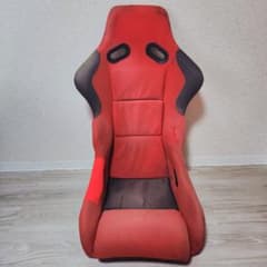 赤 汎用シート RECARO BRIDE 同規格 フルバケットシート フルバケ