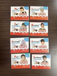 Stray Kids チョコレート風ステッカー ８人全員セットのサムネイル