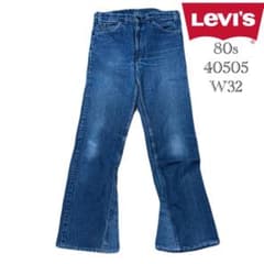 80s Levi's 리바이스 40505-0250 스트라이프 데님 32