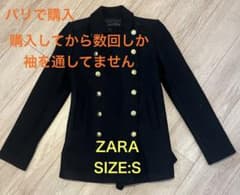 ZARA WOMAN ピーコート ブラック 金ボタンのサムネイル