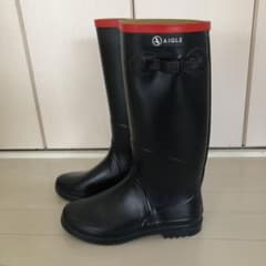 ひろ♡様専用　AIGLE レインブーツ ロングブーツのサムネイル