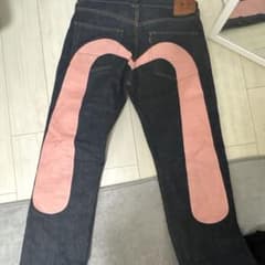 EVISU No.2 W35×35ピンク大黒 ビックカモメ - メルカリ