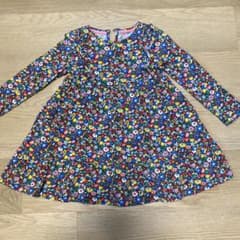 Mini Boden 花柄 長袖ワンピース