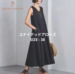 UNITED ARROWS UWSC コットン Vネック マキシワンピース 38 - メルカリ