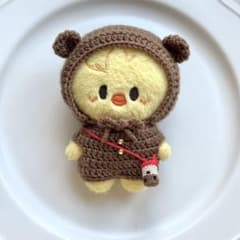 SKZOO 10cm ぬい服 茶くま3点セット(ポガリ用) - メルカリ