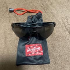 ローリングスサングラス　ブラック 高校野球対応 野球　袋付きのサムネイル