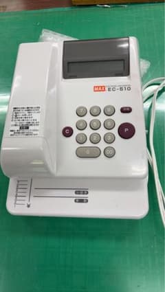 MAX 電子チェックライター EC-510 本体 - メルカリ