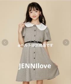 JENNIlove チェック柄 半袖ワンピースのサムネイル