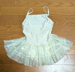 Chacott KIDS レオタード 130K ライムグリーン チュチュ付きのサムネイル