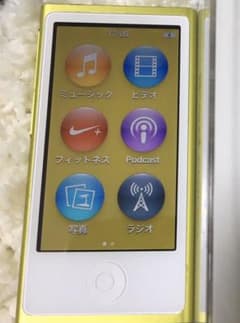【本日限定値下げ！】【美品】iPod nano 第7世代　16GB イエローのサムネイル