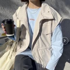 お値下げしました！ハイネックミニスタリーベストのサムネイル